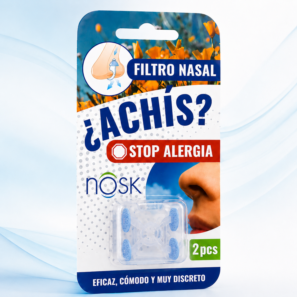 FILTRO NASAL (2 unidades) CON CAJITA